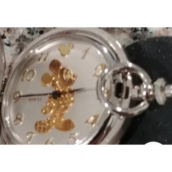 NIB DISNEY Mickey Mouse Pocket Watch - Picture 5 of 7
